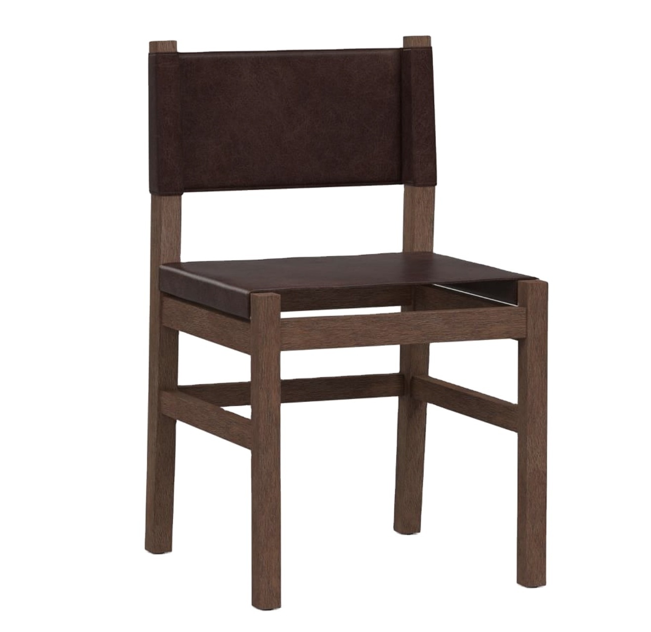 Restaurant wooden legs dining chair furniture