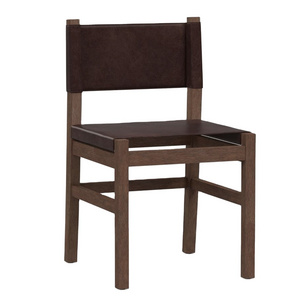 Restaurant wooden legs dining chair furniture