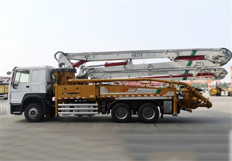 37m Truck Mounted Concrete Pump with Boom Perfectly Worked HB37V-2