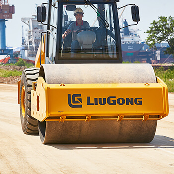 Liugong 6214e Double-Drum Road Roller 14ton  Tandem Static Compactor for hot sale