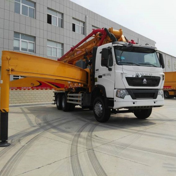 37m Truck Mounted Concrete Pump with Boom Perfectly Worked HB37V-2