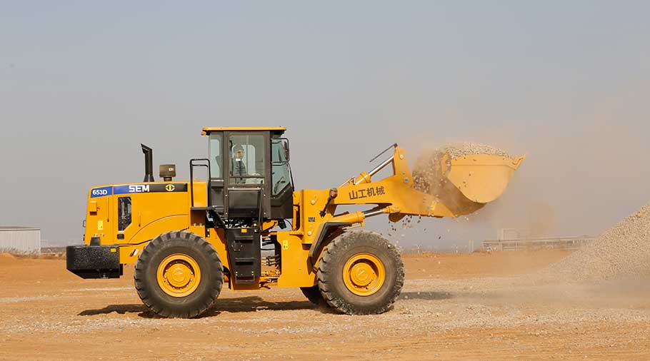 SEM653D 5ton 2.6CBM Bucket Wheel Loader Construction Machine