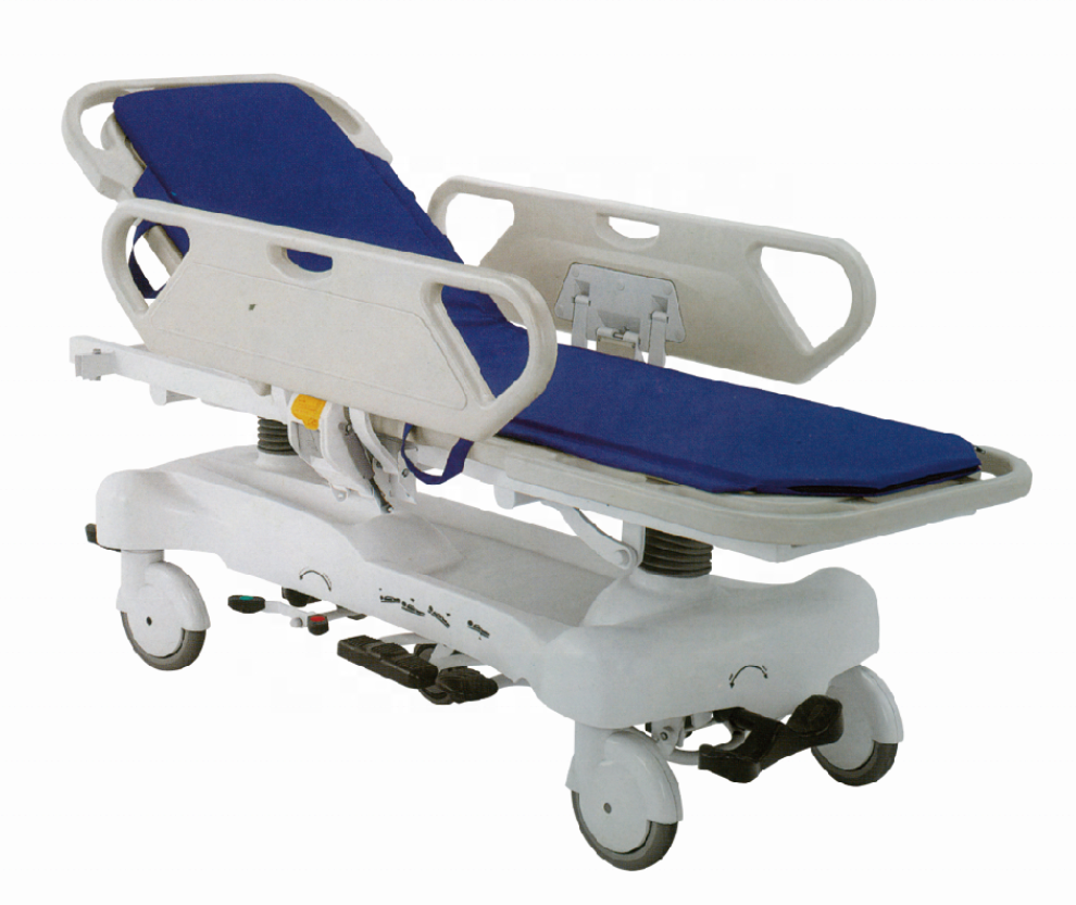 Hospital manual patient emergency transfer stretcher bed/trolley for transport