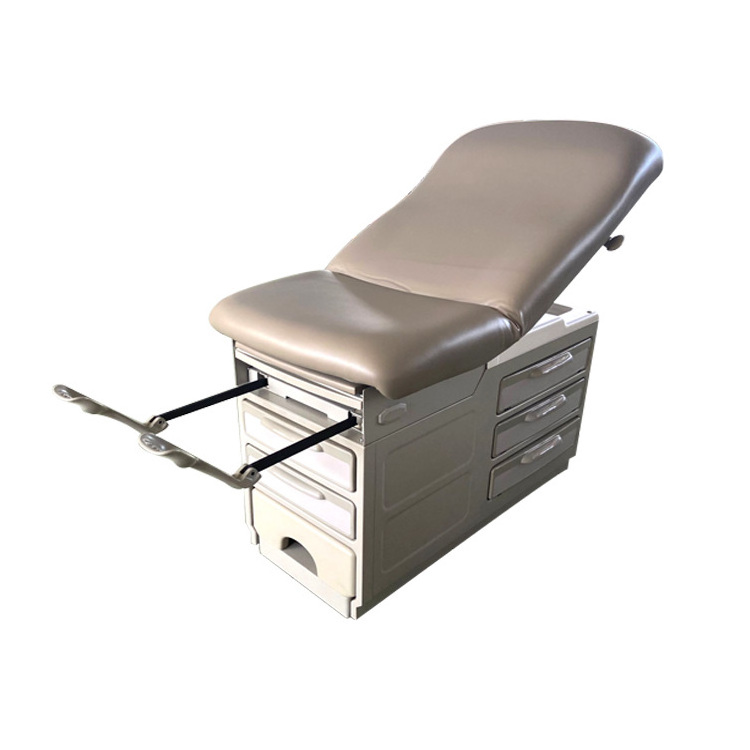 Gyno Exam Table Adjustable Hospital Patient Examination Delivery Bed With Drawers