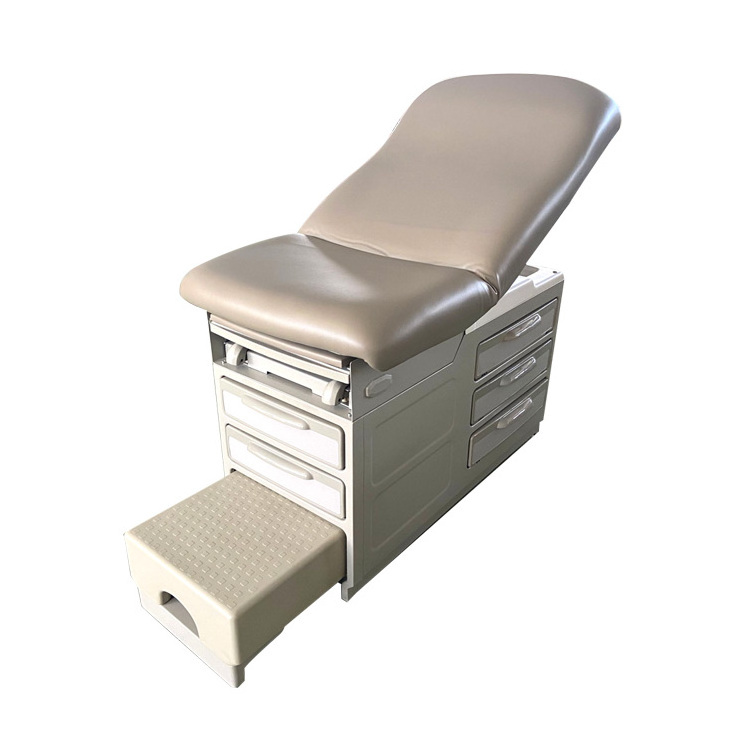 Gyno Exam Table Adjustable Hospital Patient Examination Delivery Bed With Drawers