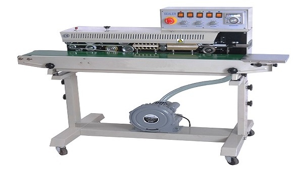 FRMQ-980III HUALIAN high quality good service and function Nitrogen air filling band sealer and bag continous Sealing Machine