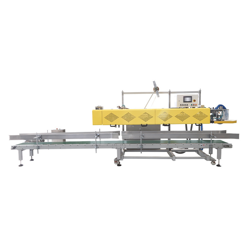 FBC-2 Hualian Heavy Duty Plastic Bag Heating Heat Automatic Double Folding Packing Sealer Sealing Machine