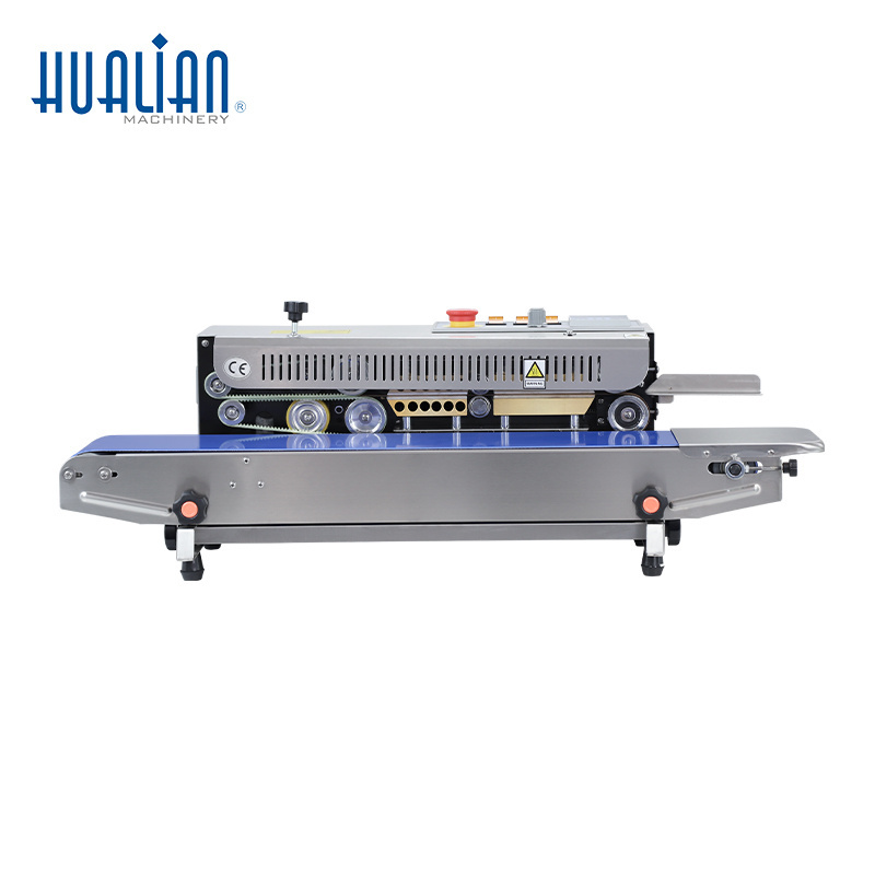 FRB-770I HUALIAN Table Horizontal Food Tea Style Heat Automatic Sealer Plastic PP Bag Packing Packaging Machine