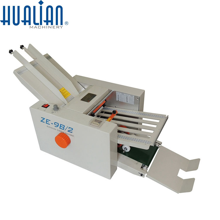 ZE-9 Hualian Cross Make Booklet A3 A4 Packaging Packing Automatic Fold Paper Folding Machine