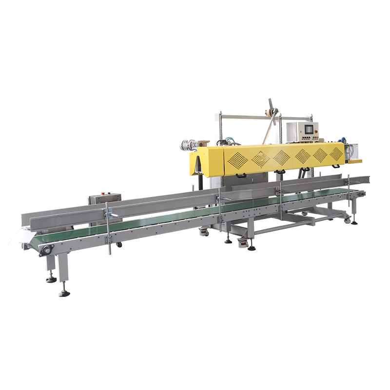 FBC-2 Hualian Heavy Duty Plastic Bag Heating Heat Automatic Double Folding Packing Sealer Sealing Machine