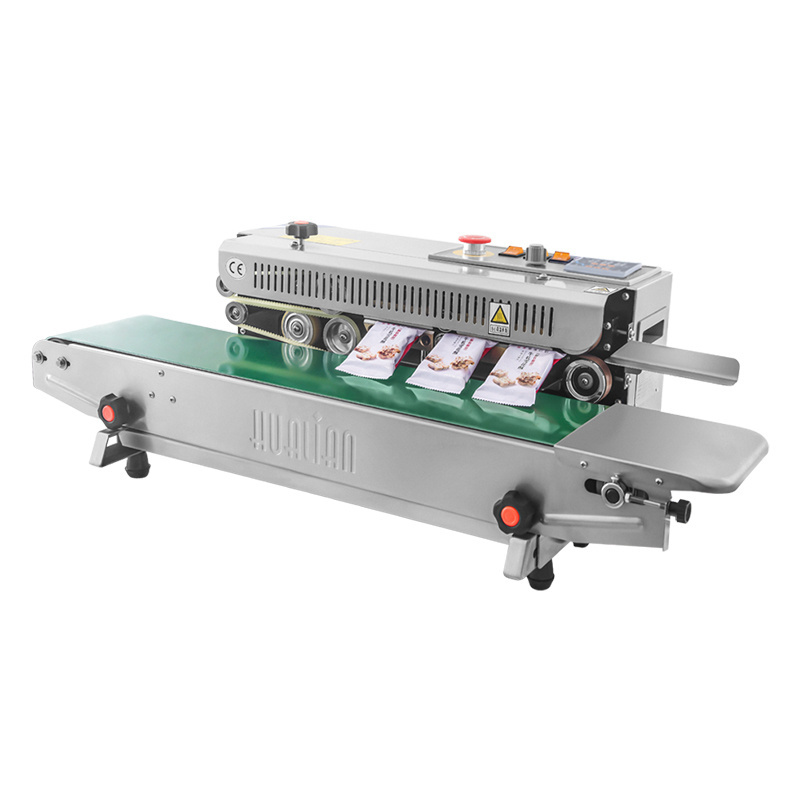 FRB-770I HUALIAN Table Horizontal Food Tea Style Heat Automatic Sealer Plastic PP Bag Packing Packaging Machine