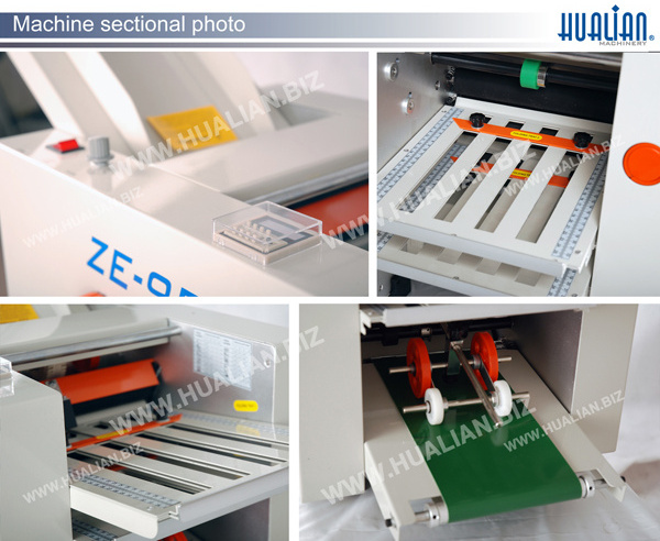 ZE-9 Hualian Cross Make Booklet A3 A4 Packaging Packing Automatic Fold Paper Folding Machine