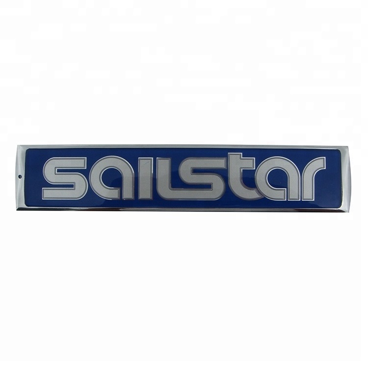 Wholesale Custom Plastic ABS Embossed logo Car Logo Badges Plastic Car Emblem With Adhesive