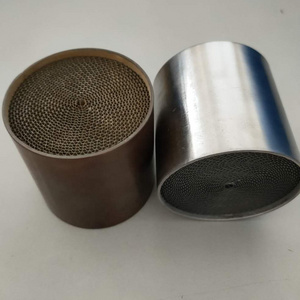 Motor vehicle catalytic converter universal honeycomb metal matrix three-way catalytic converter