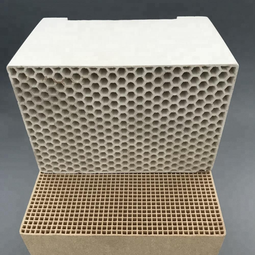 In stock Cordierite,Mullite,Alundum,Stoneware Porcelain, thermal Honeycomb Ceramic Block