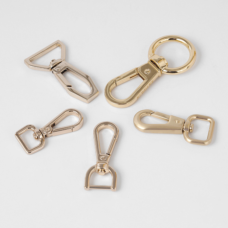 High Quality Handbag Hardware Snap Hooks Purse Strap Metal Hook Clasps For Bag Pet Leash