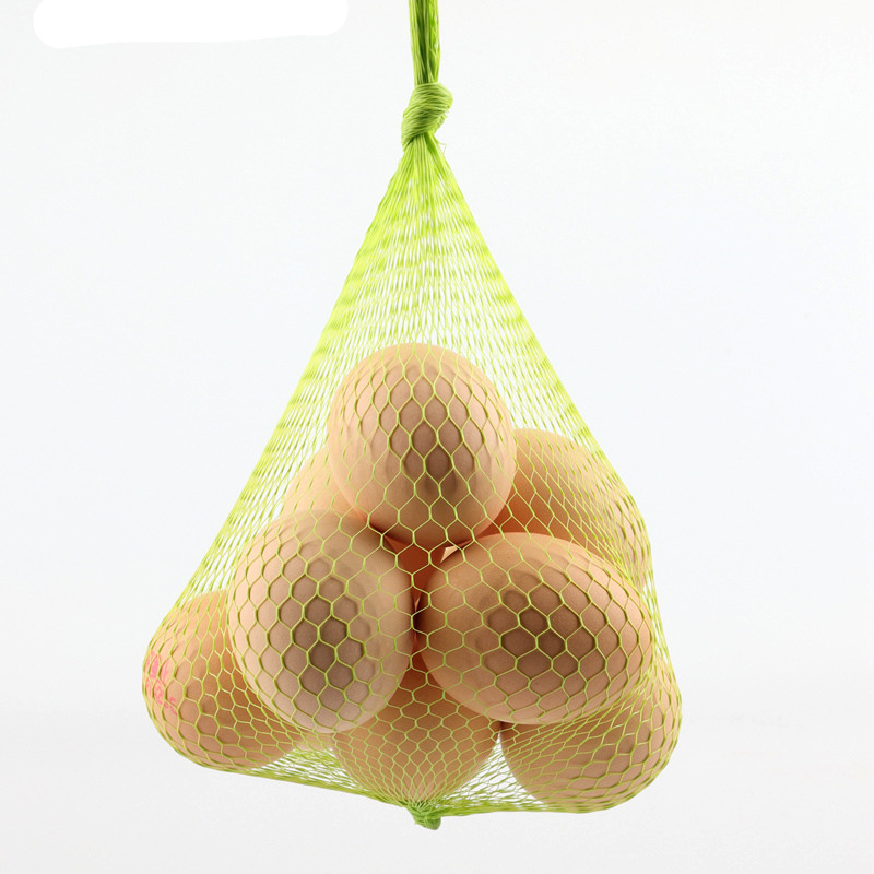 100% biodegradable lemon packing mesh net disposable compostable PLA netting for fruit and vegetable