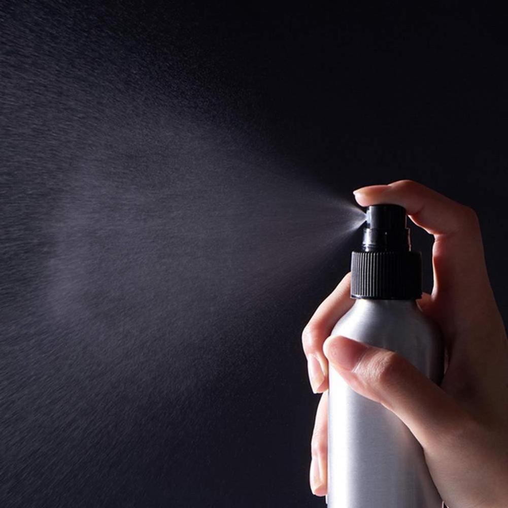 Empty Spray cosmetic Travel Size 30ml Small Spray Bottle Aluminum Metal Fine Mist Refillable essential oil spray bottle