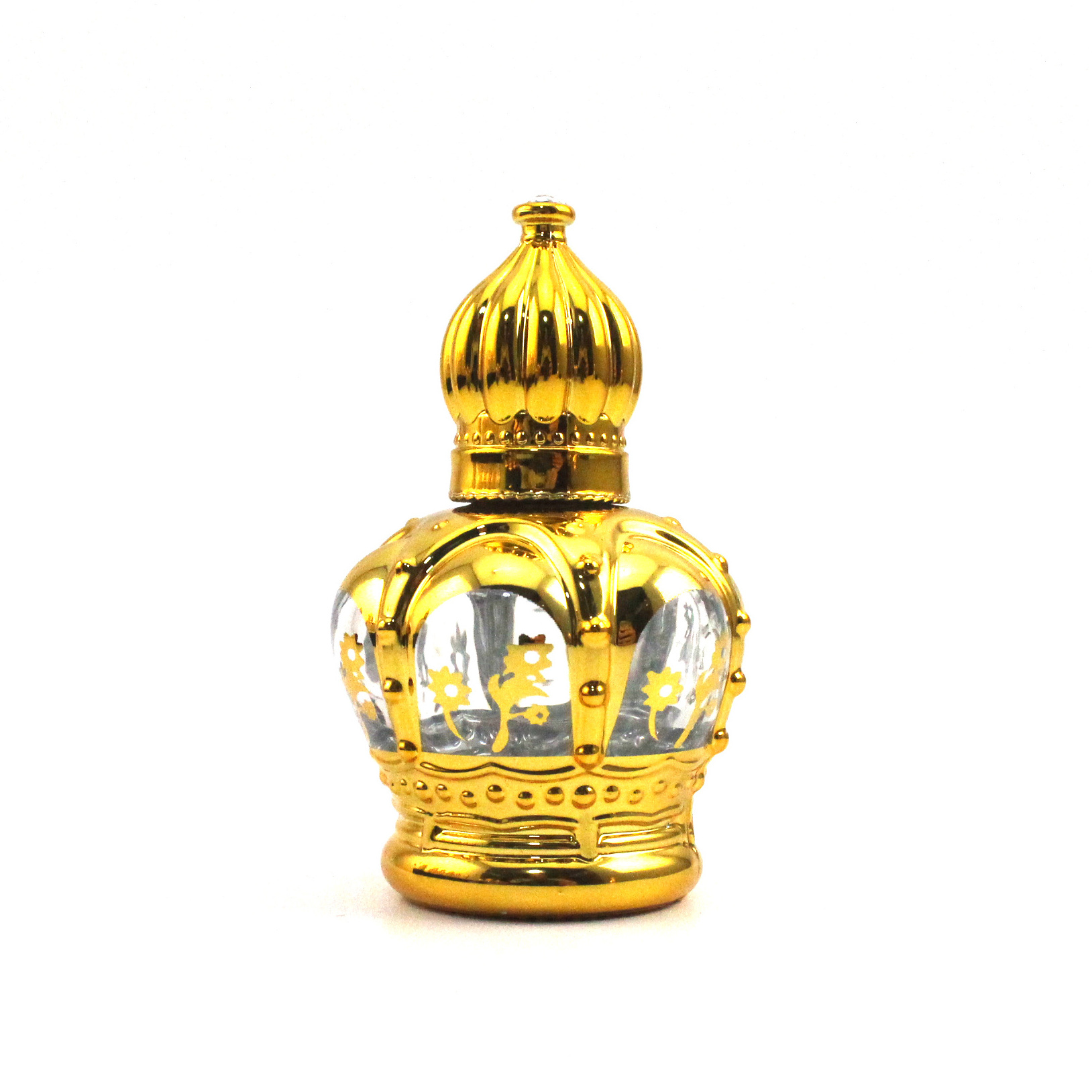 Luxury fancy 3ml 6ml 12ml Octagon hexagon arabian arabic perfume essential attar oil bottle 3 ml attar bottles glass dipstick