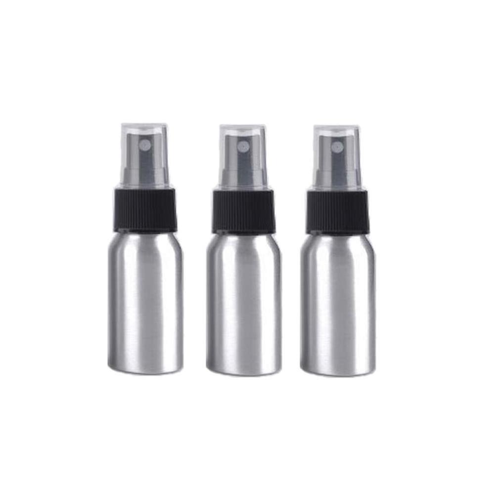 Empty Spray cosmetic Travel Size 30ml Small Spray Bottle Aluminum Metal Fine Mist Refillable essential oil spray bottle