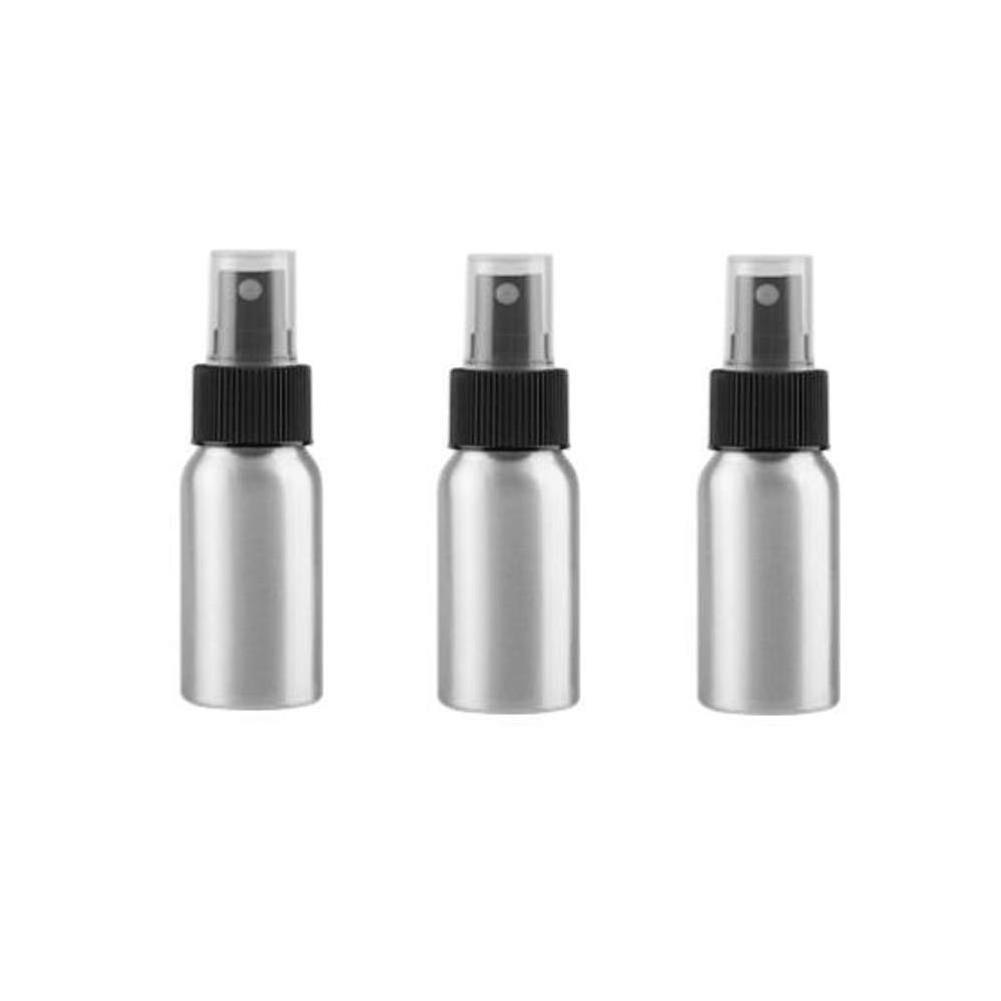 Empty Spray cosmetic Travel Size 30ml Small Spray Bottle Aluminum Metal Fine Mist Refillable essential oil spray bottle