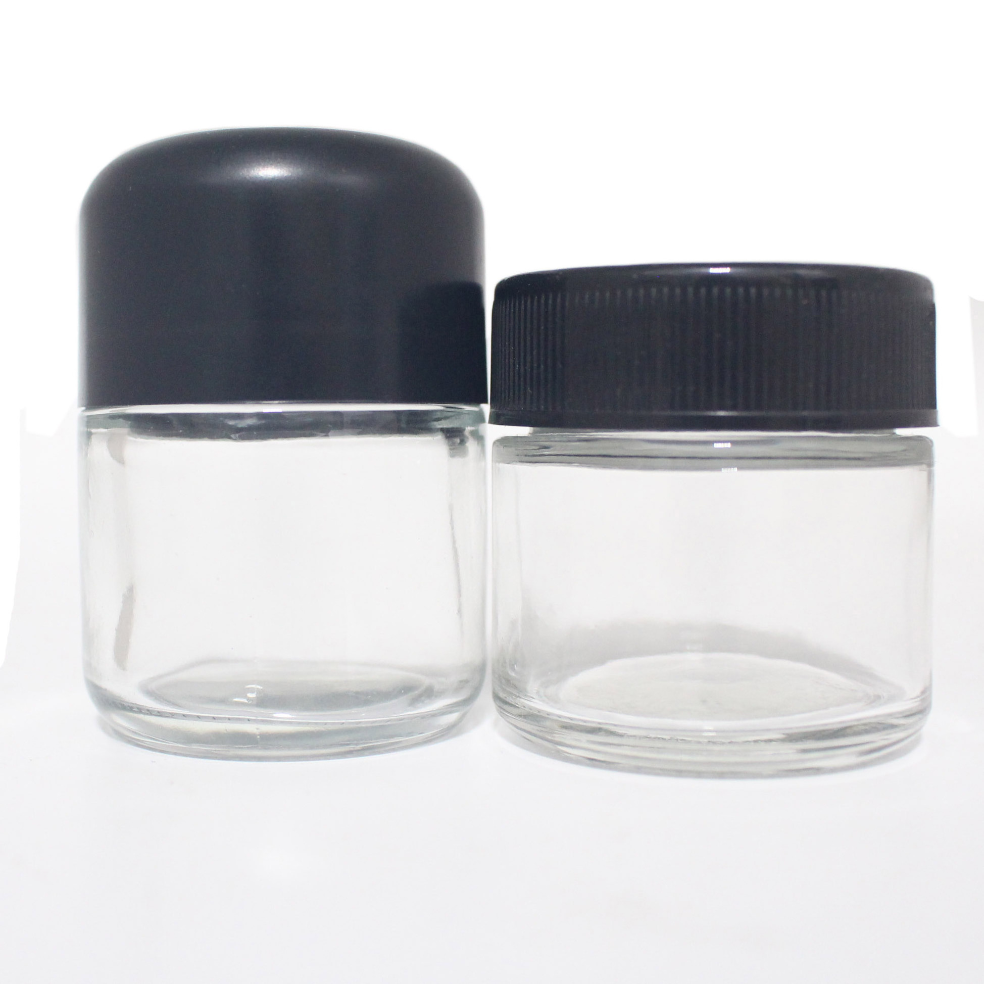 5g 50g 70g 110g Empty airtight smell proof container with child proof lid custom wholesale child resistant glass jar