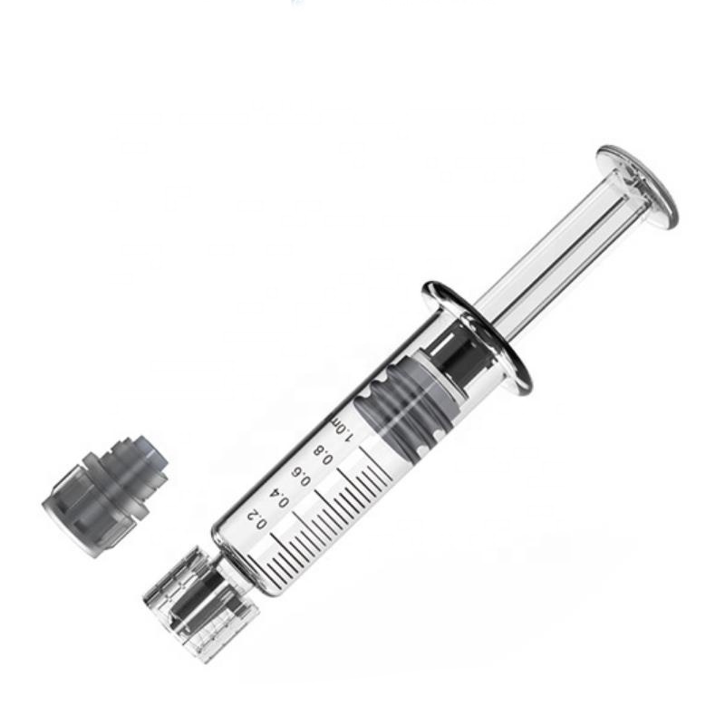 Ready stock 0.5ml 1ml prefilled syringe glass luer lock syringe with 1ml mark