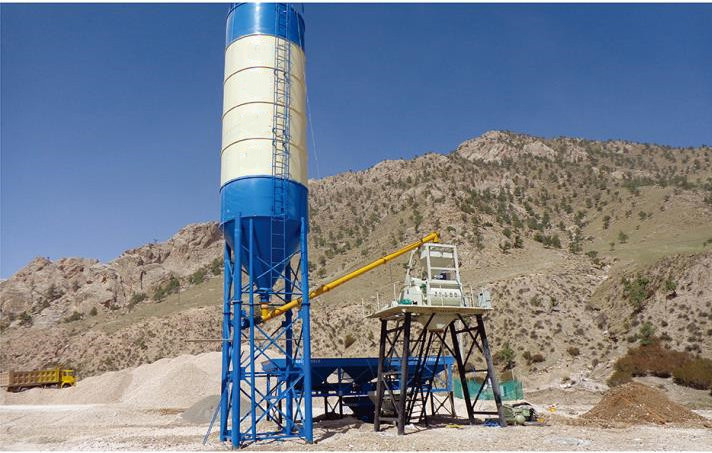 HZS25 Concrete batching Plant price