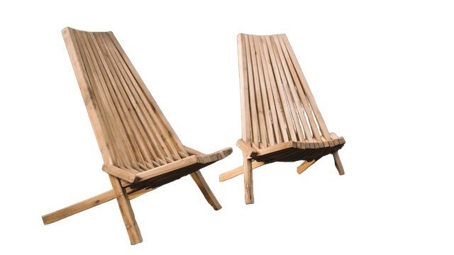 High quality acacia chair  Foldable wooden outdoor chair Wooden Stick Chair made in Vietnam