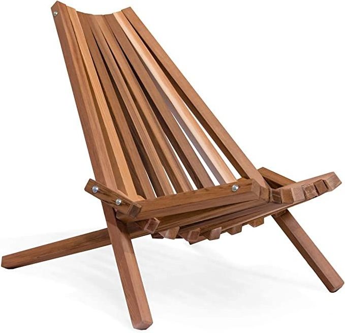 Handcrafted, snug-fitting parts with sanded finish High quality Foldable wooden outdoor chair Wooden Stick Chair made in Vietnam