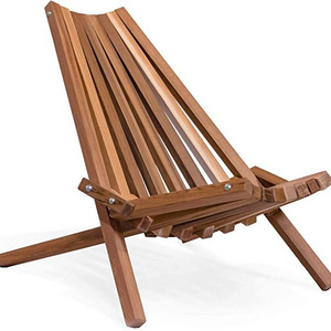 Handcrafted, snug-fitting parts with sanded finish High quality Foldable wooden outdoor chair Wooden Stick Chair made in Vietnam