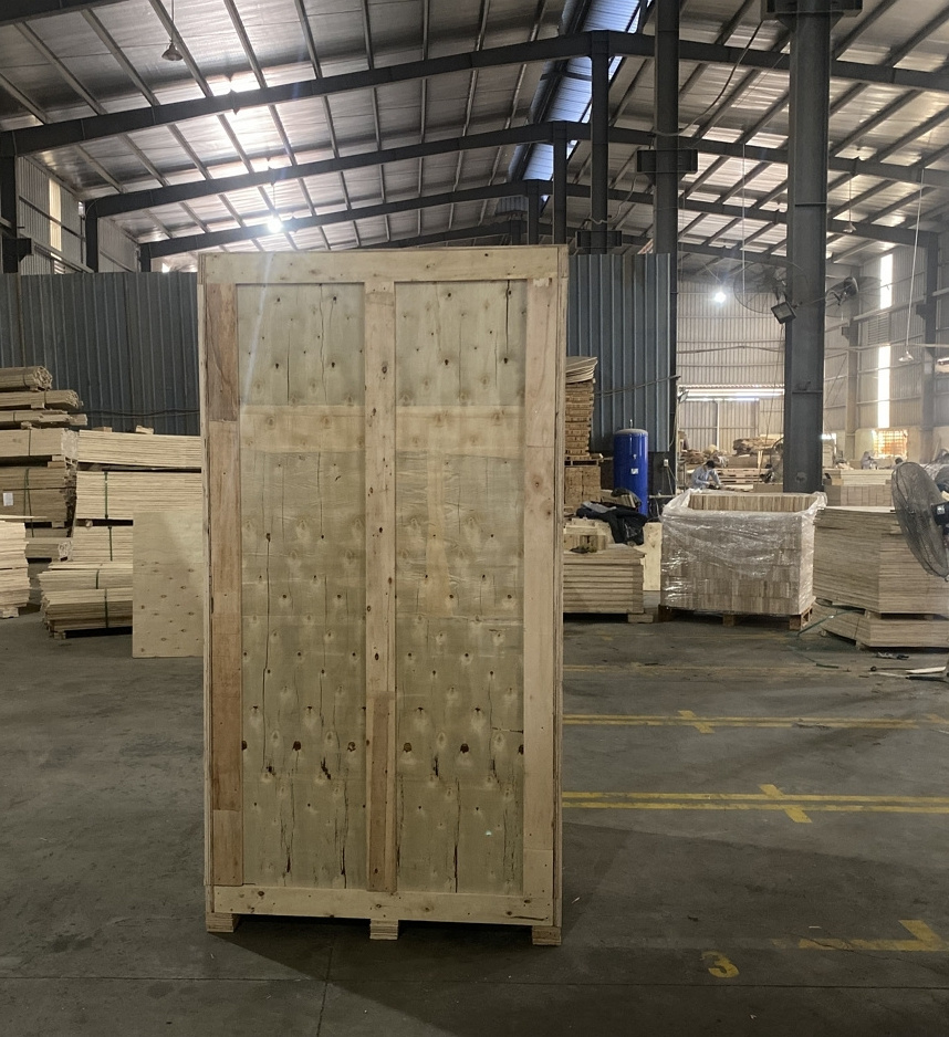 Factory Vietnam Supply Wooden Crate Lift Vans Shipping Crates For Sale Storage And Export Fumigated Crate