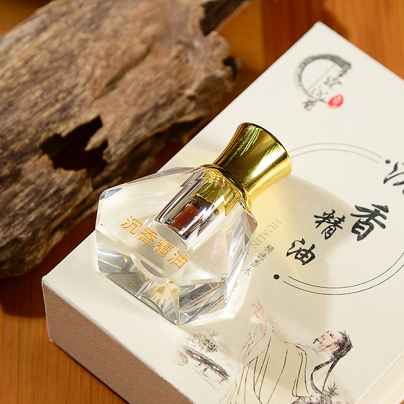 No. 4 Chilan Agarwood Oil (Gui) Incense Sticks Bottle Premium Natural Aromatherapy Oud Oil Scented with Lavender & Rose