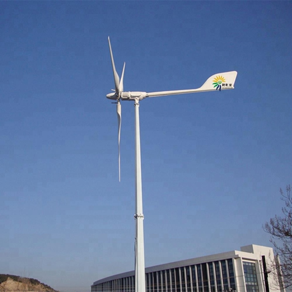 Windspot Pitch Controlled Wind Turbine 10kw 3 Years on Grid/off Grid, Wind Solar Hybrid 96v 120v 240v 300v 360v 500v 15KW HLD