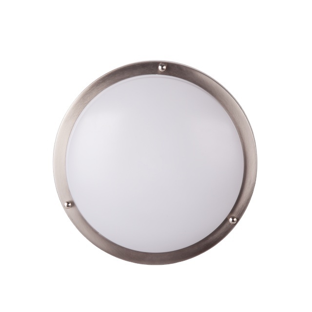 Satin Nickel Flush Mount Ceiling 18 inch 40W Fashionable Light for indoor decoration