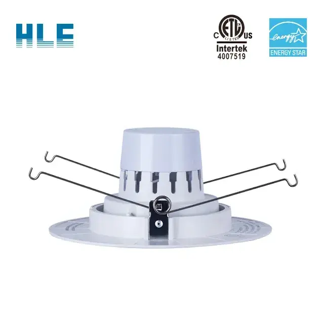 HLE new arrival round ceiling can light 6 inch led retrofit recessed downlight