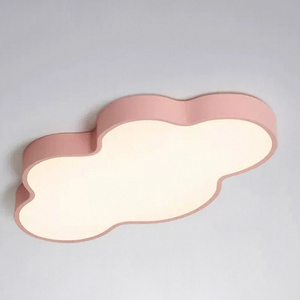 Cloud Children'S Room Lamp Creative Children'S Bedroom Room Lamp Kindergarten Chandelier Macaron Ceiling Light