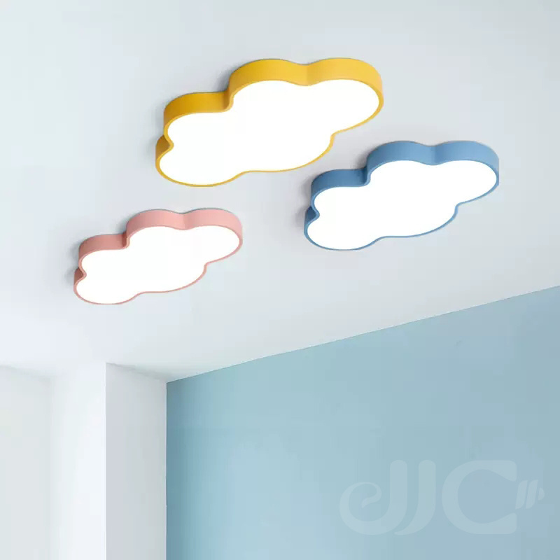 Cloud Children'S Room Lamp Creative Children'S Bedroom Room Lamp Kindergarten Chandelier Macaron Ceiling Light