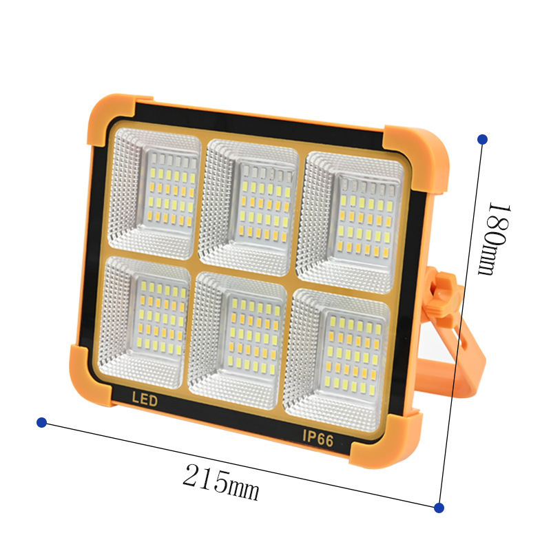 Outdoor Mini Solar High-lights Hand Lamp Charging Lights Portable Night Market Stalls Multi -function Camping Emergency Lights