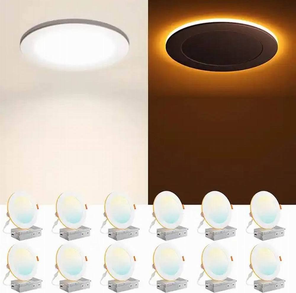 Side Light LED Recessed Ceiling Light Night Light Ultra Slim Junction Box Downlight Dimmable Recessed Trimless LED Downlight