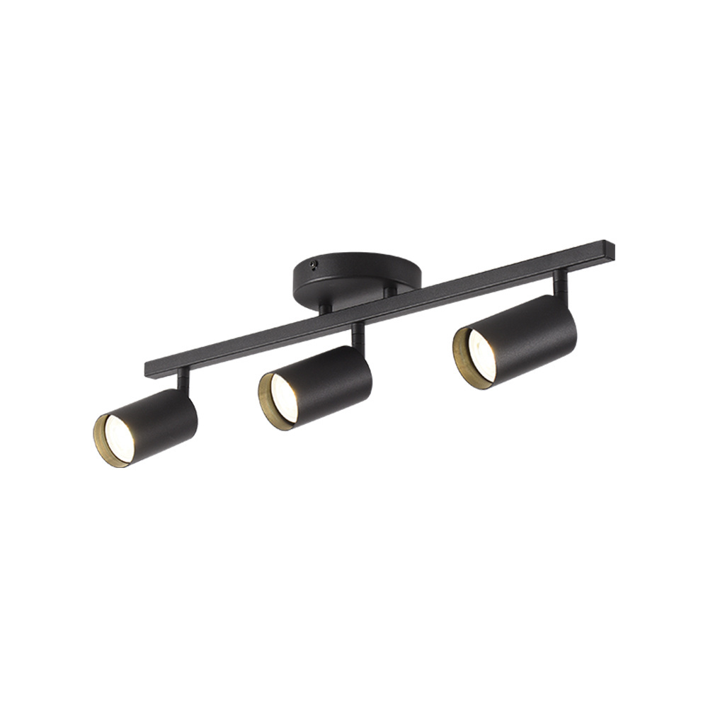 New Satin Nickel Led Ceiling Wall Light Chrome 360 Angle Adjustable Head Led Track Spot Light