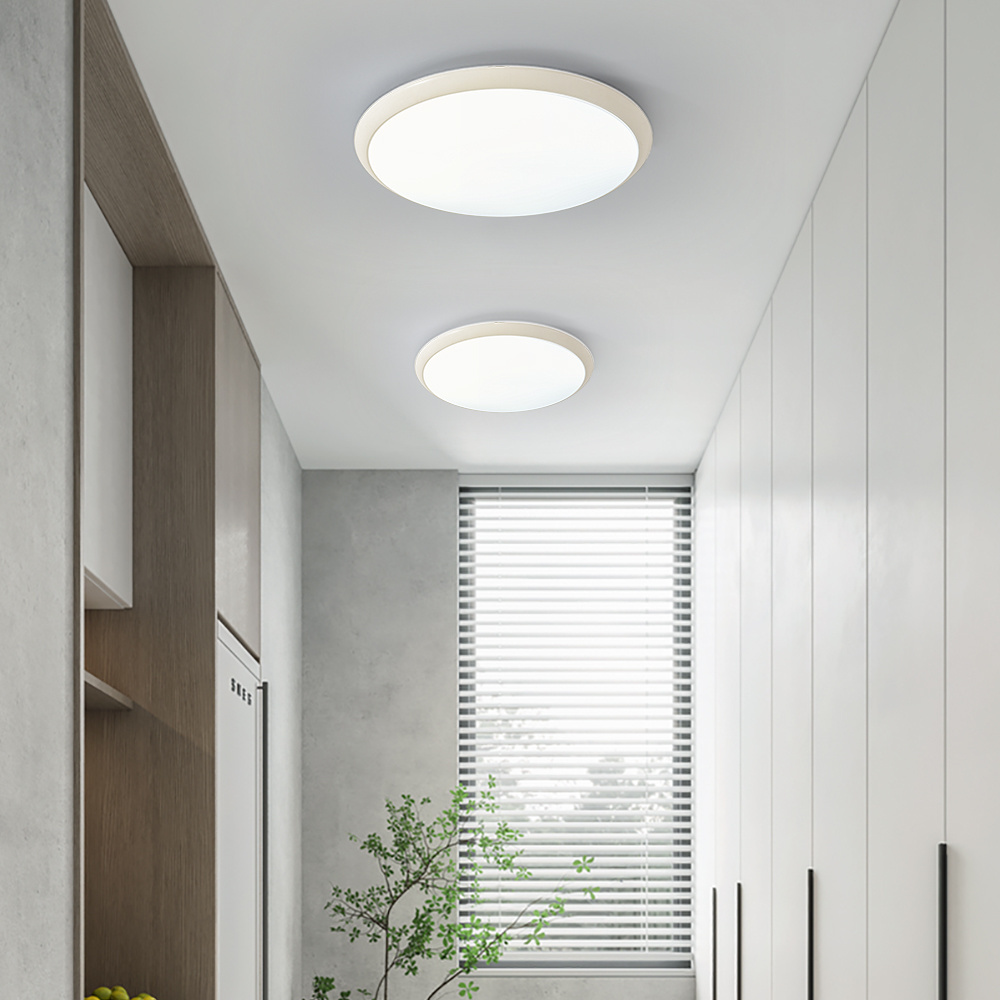 Round Nordic Minimalist Modern Creative Ceiling Light for Bedroom Apartment Decor Led Ceiling Lamp