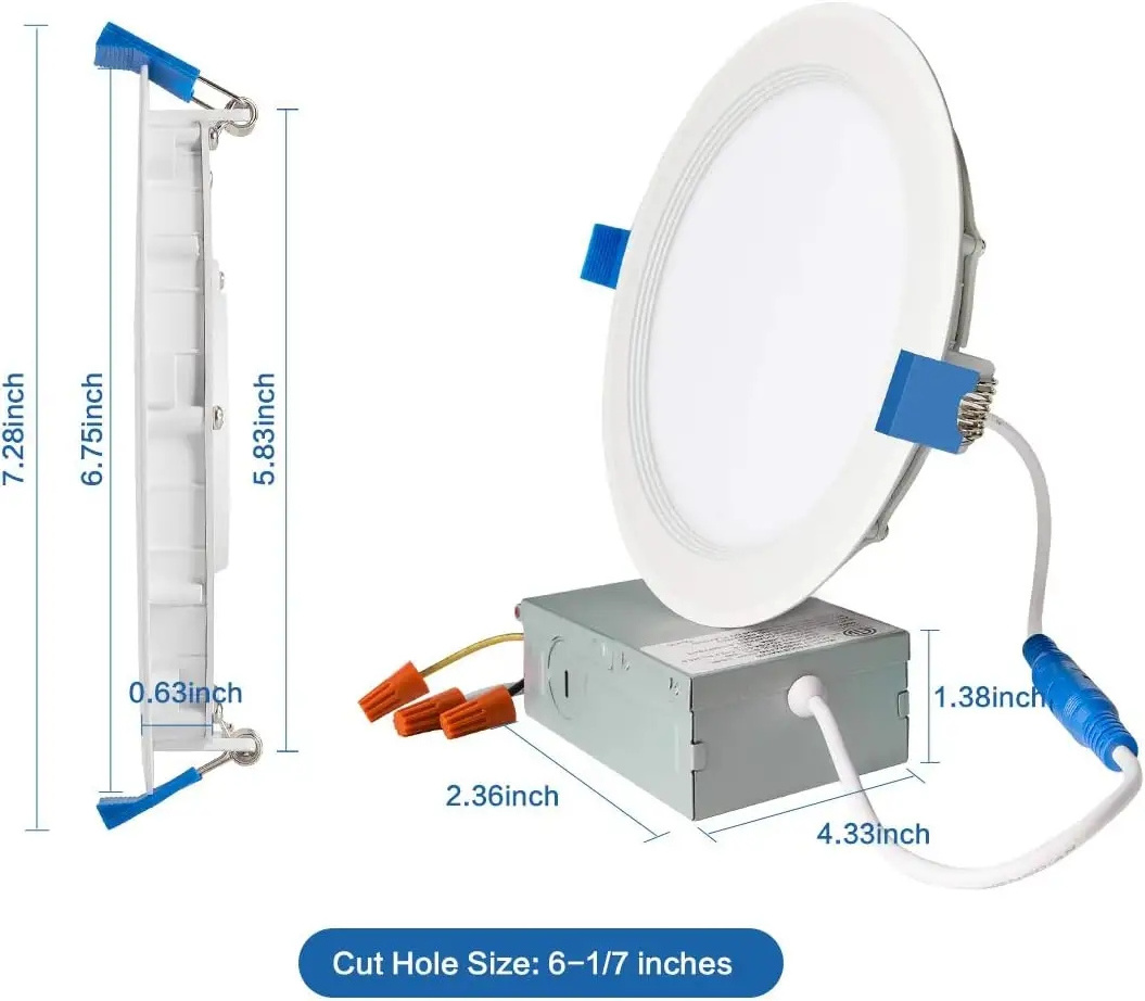 ISO9001 ETL Energy Star Air Tight 4 Inch 9W Light Recessed Led Ceiling Lights for Ceiling