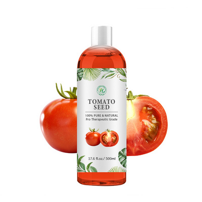 100% Fresh Fruit Cold Pressed Carrier Oils Wholesale Bulk Price Supplier, 500mL Organic Vegan Tomato seed oil Unrefined For Hair