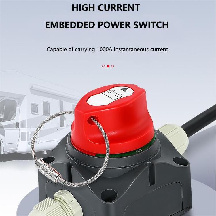 High current battery switch Car, RV, yacht battery power-off switch