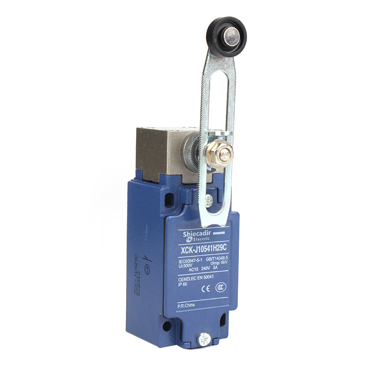 New and Original Xck-J. C 220VAC 3A Shiecadir Travel switch  Roller Lever spring Limit Switch