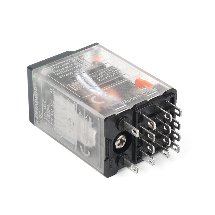 Miniature intermediate relay 8Pin/14Pin 12V 24VDC 36V 48V AC110V/230VAC electromagnetic relay