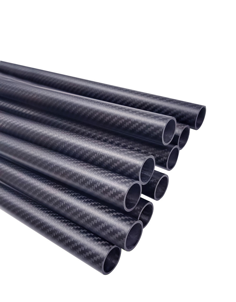 Carbon Composite High Modulus Carbon Fiber Tubing 3K Carbon Fiber Round Pipes