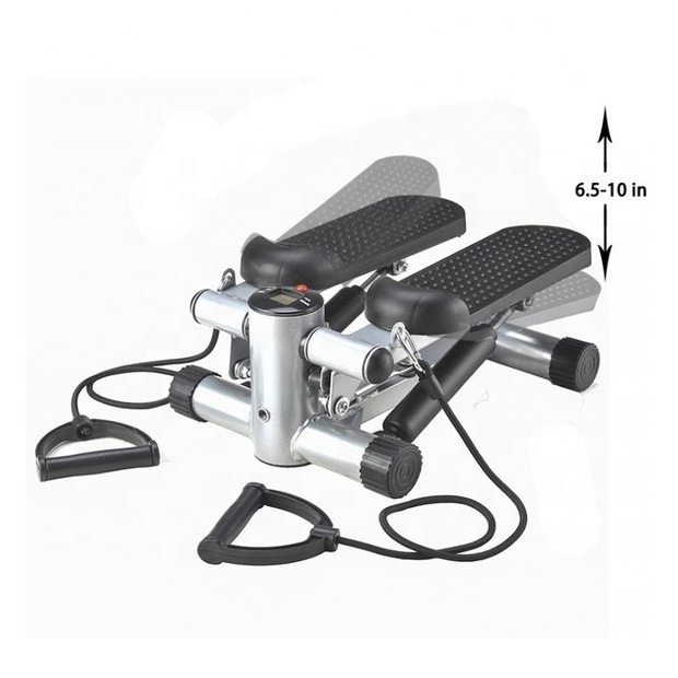 Factory Direct Multi-Function Silent Stepper In-Situ Mountaineering Pedal Mini Twist Aerobic Stepper Machine With  Lcd