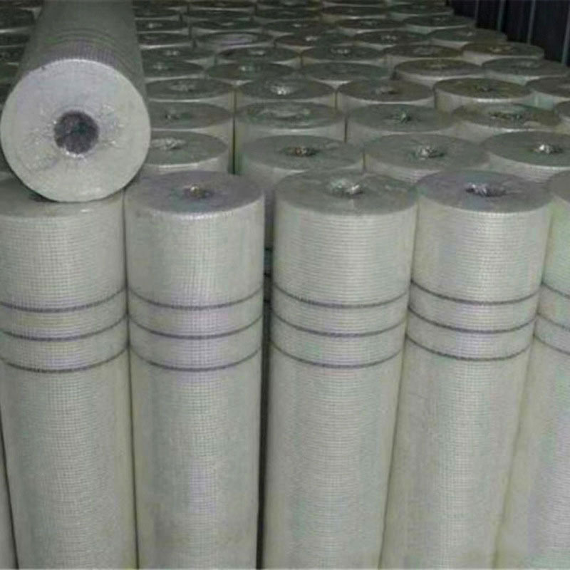 Construction Fiberglass Mesh 4 Flame Retardant Fiberglass Mesh  Cloth Fabric Net Roll With Adhesive On Both Sides